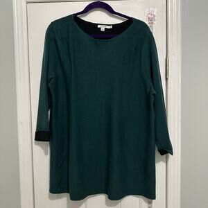 Chicos double knit pullover tunic top XL 3